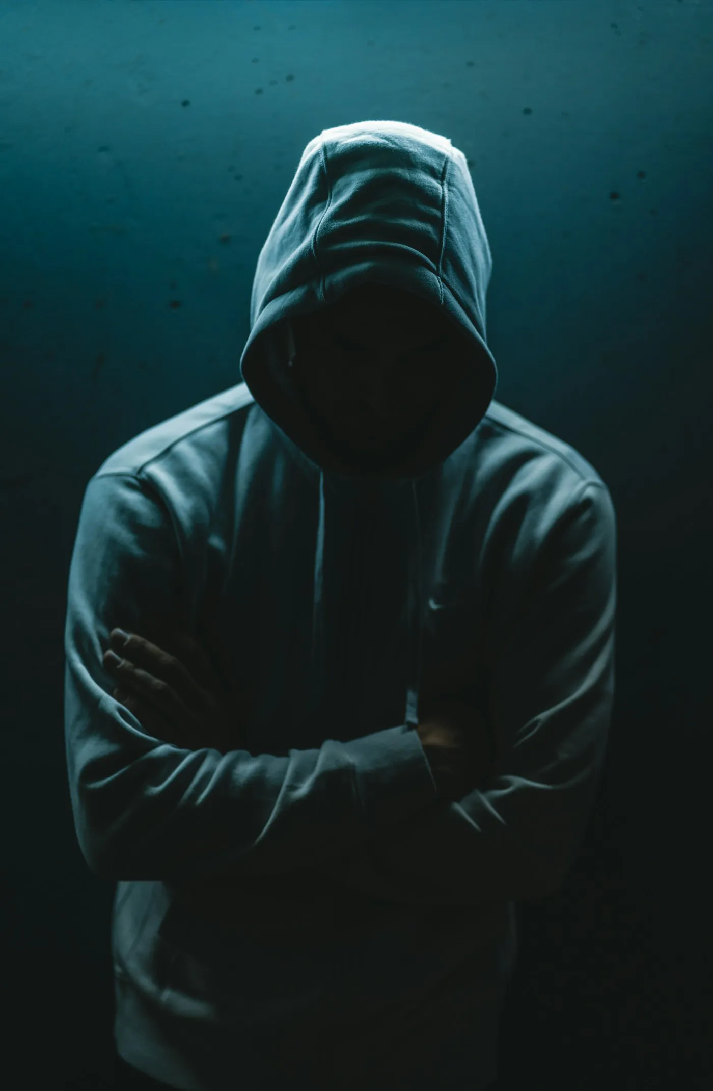 Static Hoodie in washed black